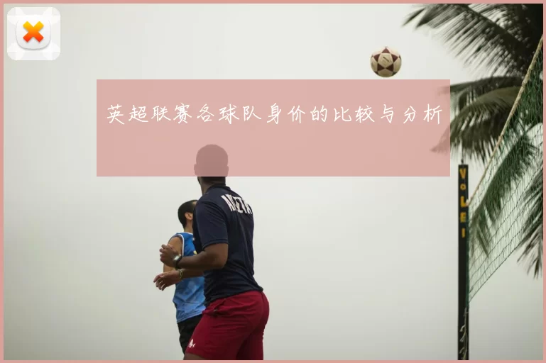 英超联赛各球队身价的比较与分析